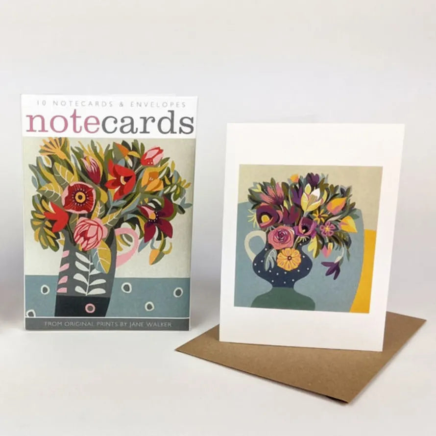 10 Floral Notecards and Envelopes by Jane Walker