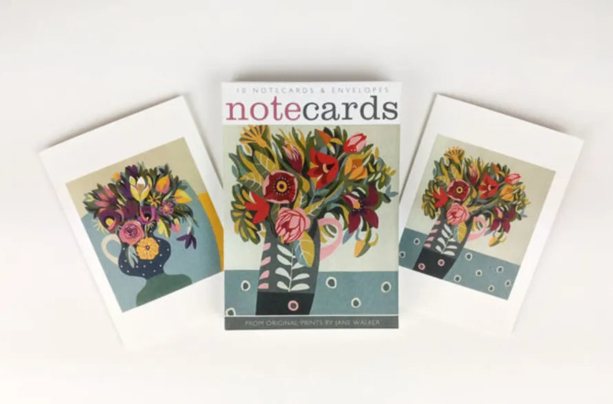 10 Floral Notecards and Envelopes by Jane Walker
