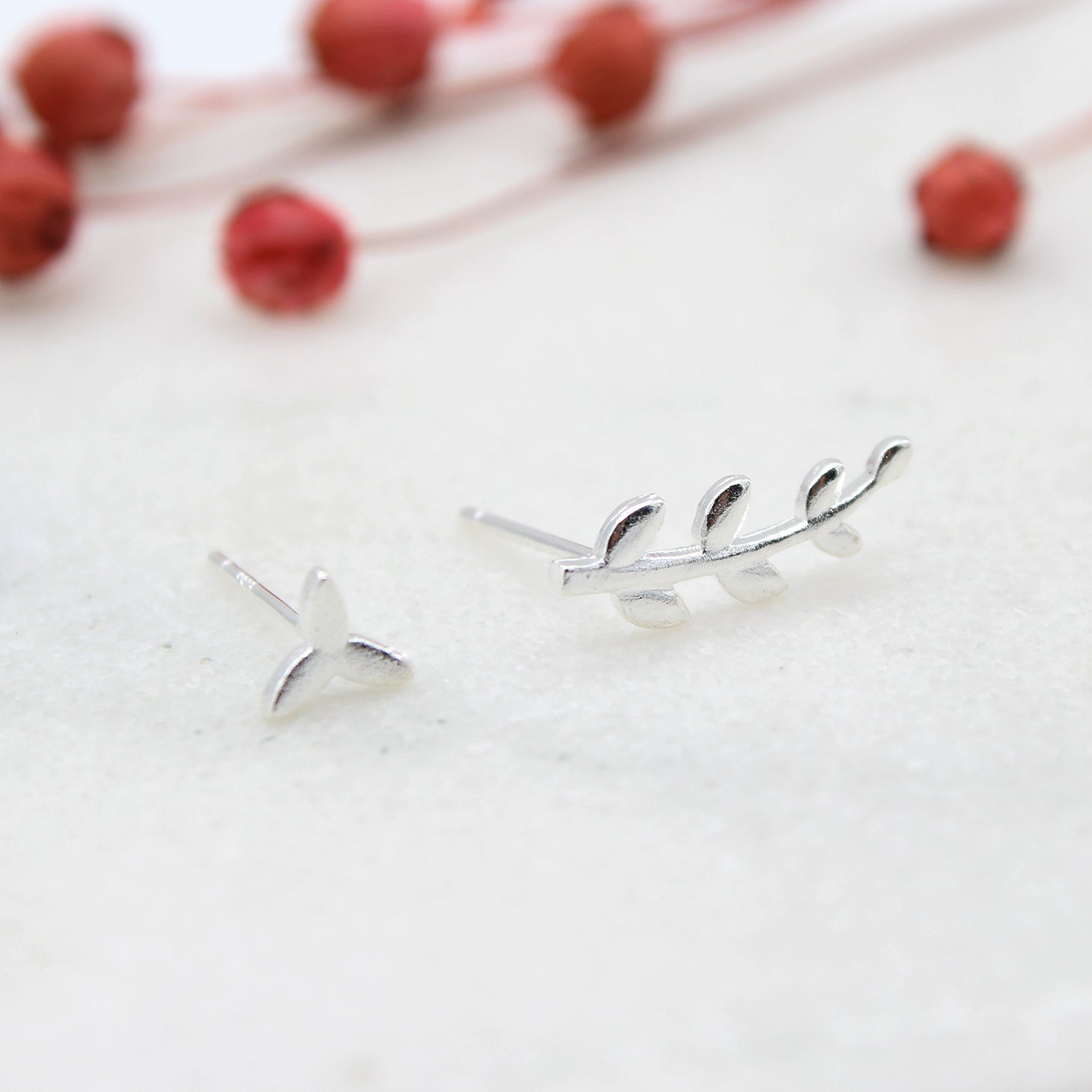 Tiny Leaf Earrings for Casual and Office Wear  Beatnik
