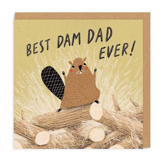 Best Dam Dad Ever Father's Day Card
