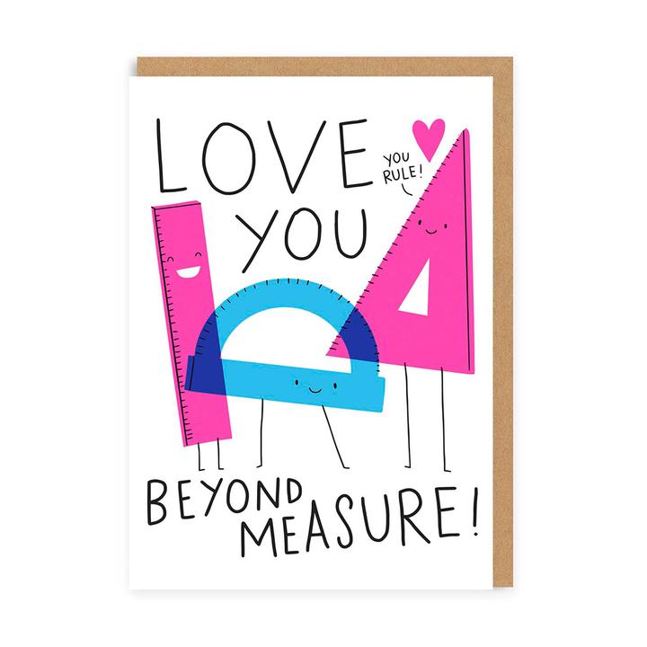 Love You Beyond Measure Anniversary Card