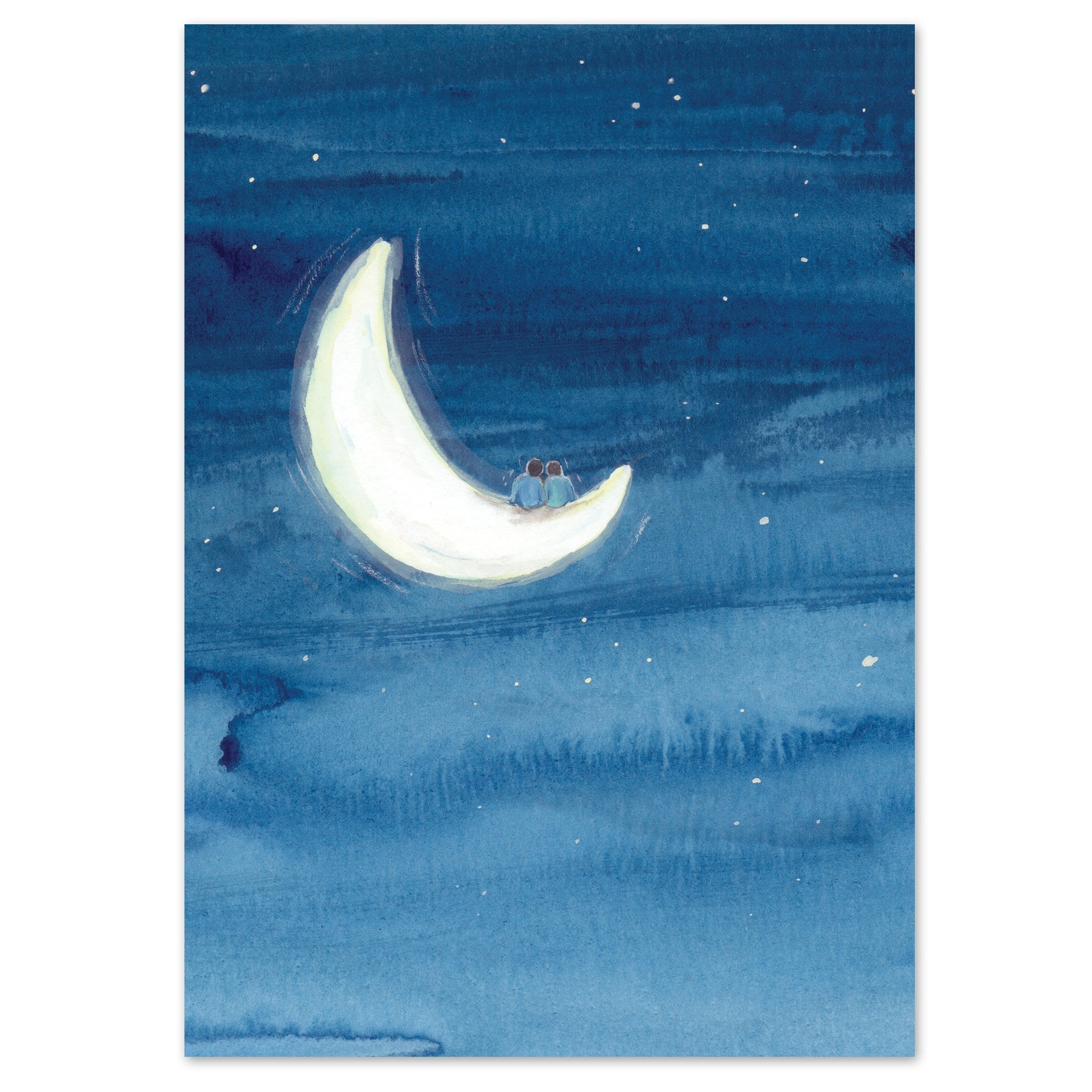 A5 On The Moon Art Print