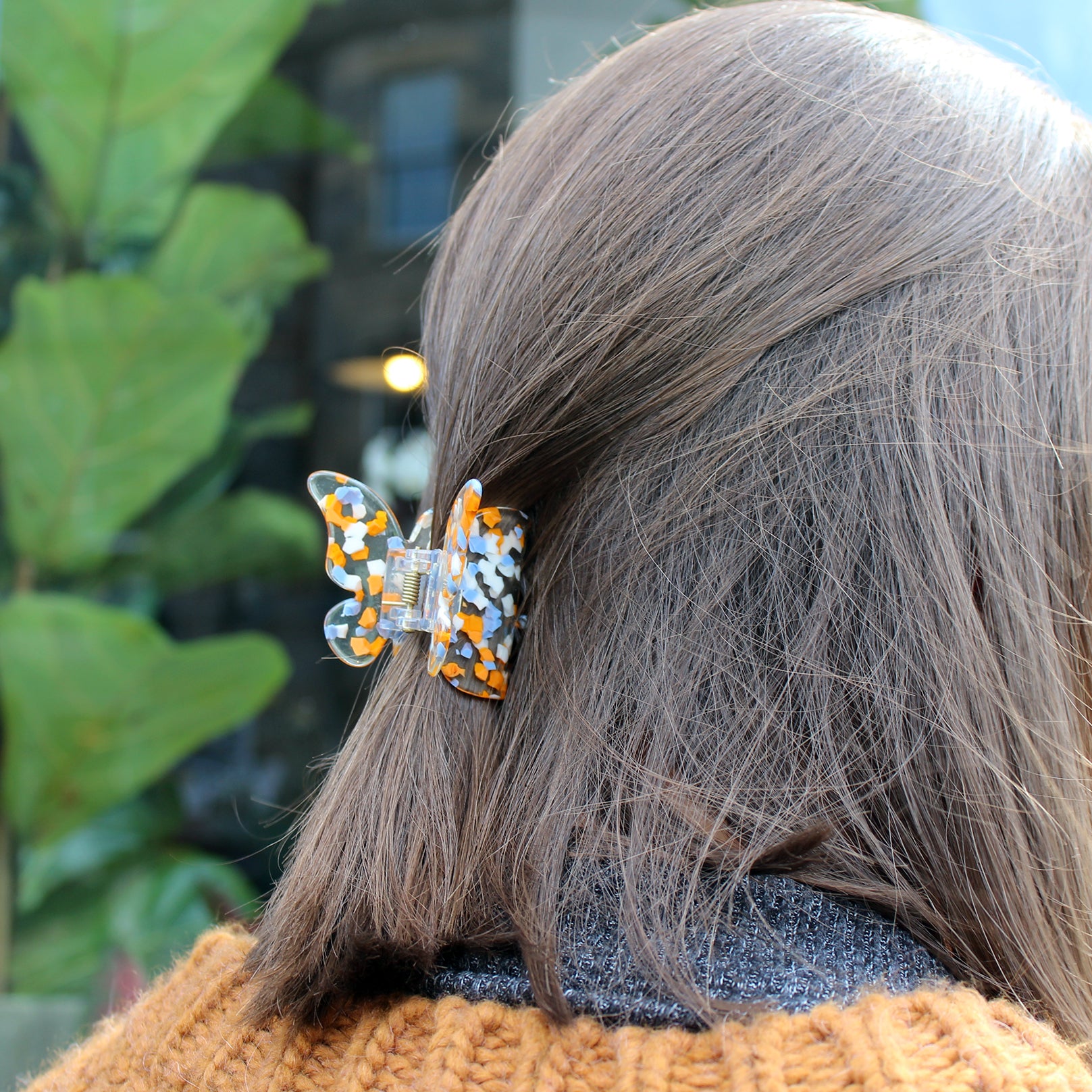 Multicolour Butterfly Hair Clips
