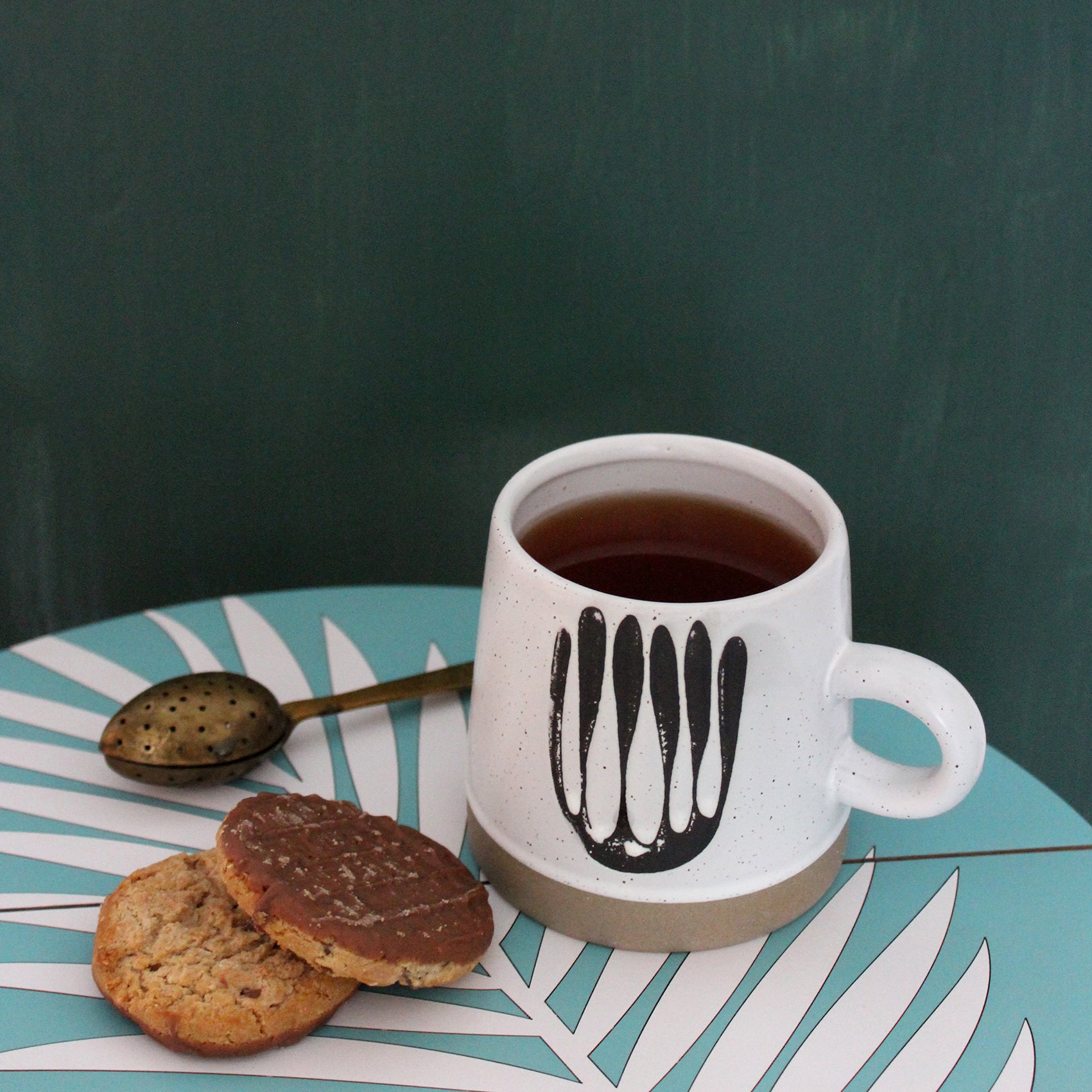 Grey Eliana Stoneware Mug
