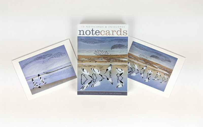 10 Bird Notecards and Envelopes by Niki Bowers