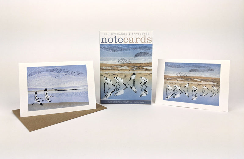 10 Bird Notecards and Envelopes by Niki Bowers