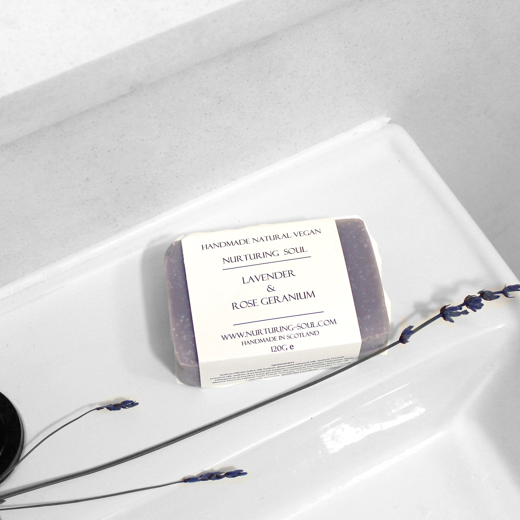 Lavender & Rose Geranium Soap