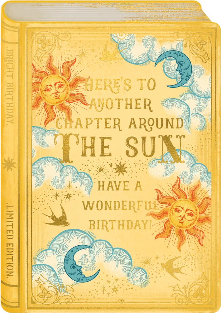 Bright Sun Birthday Card