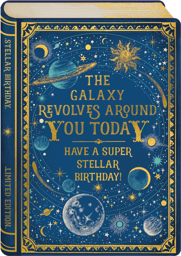 Galaxy Birthday Card