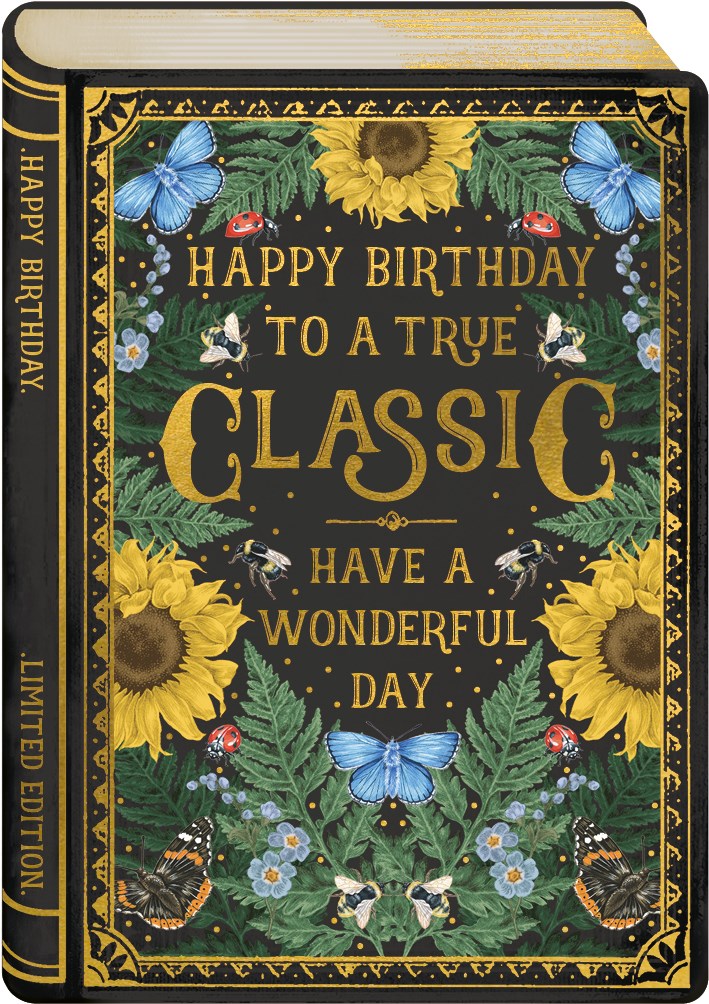 A True Classic Birthday Card