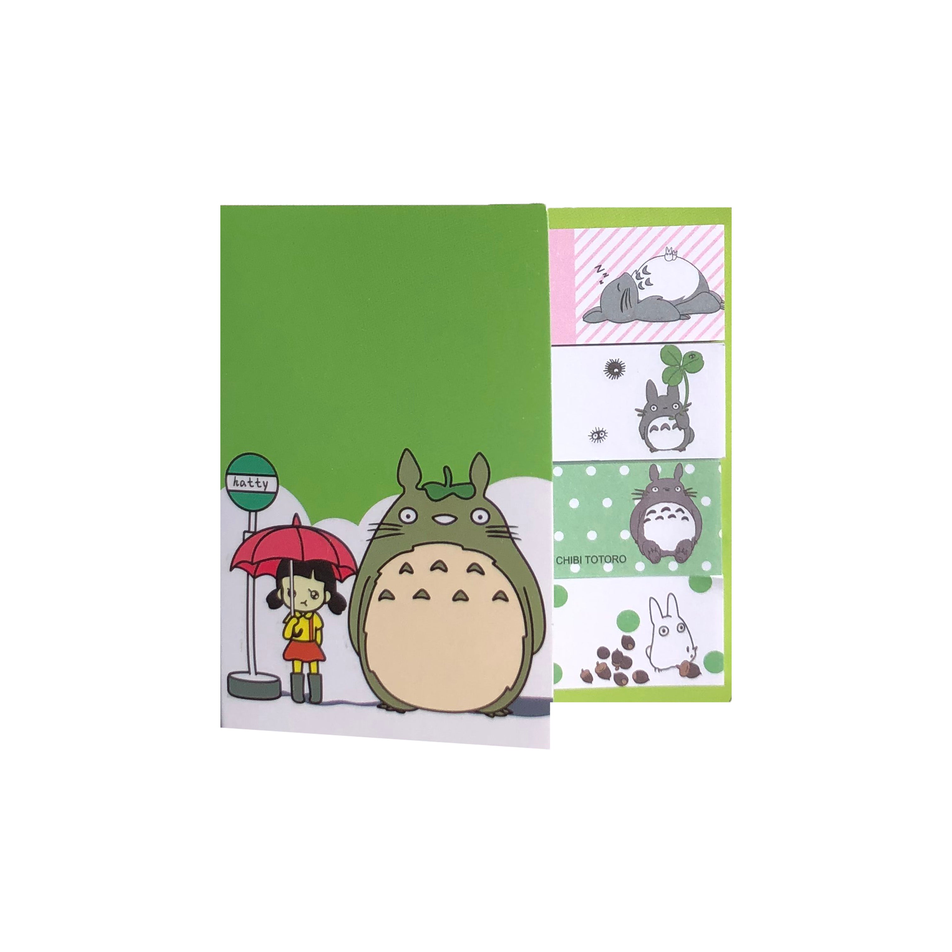 Small Green Totoro Sticky Note Set