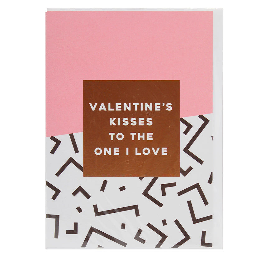 Valentine's Kisses to The One I Love Card