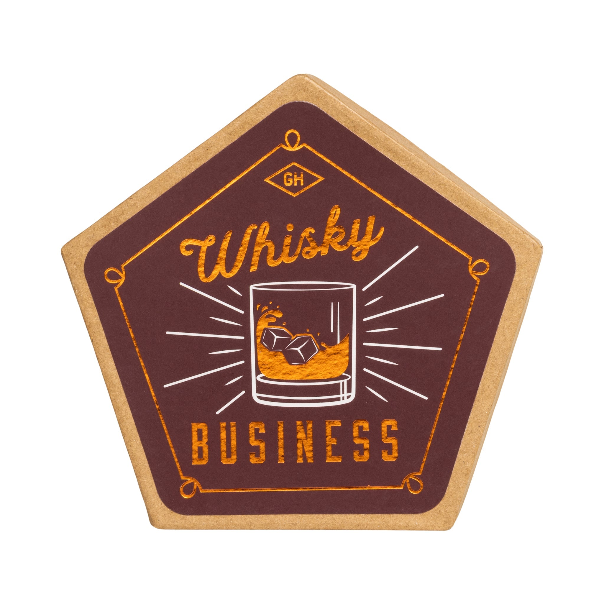 Whisky Business Ceramic Coaster Set